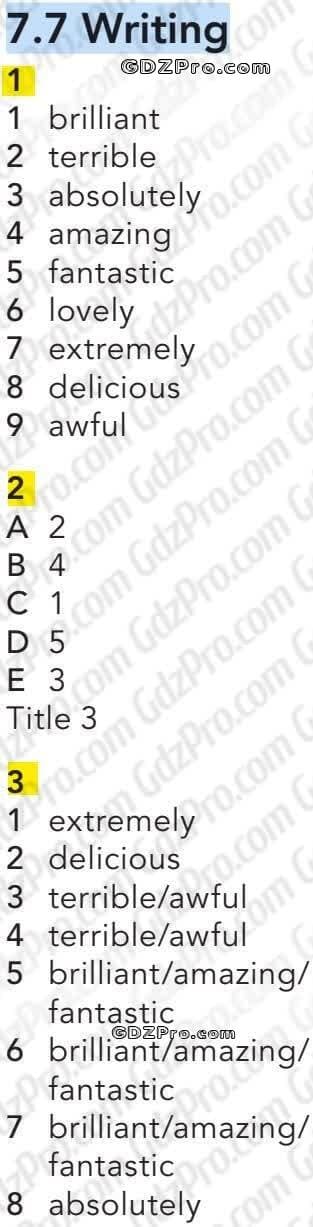 ГДЗ Focus 3 Workbook рабочая тетрадь (ответы)